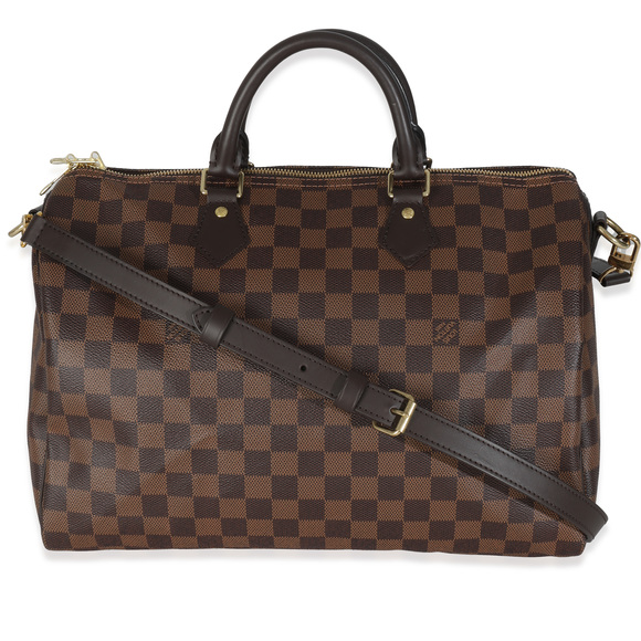 Louis Vuitton Damier Ebene Canvas Speedy Bandouliere 35 - Picture 1 of 8